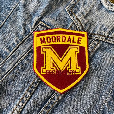 Sex Education Moordale Uniform Patch Embroidered Iron On Sew On Badge Diy Tv Show Secondary