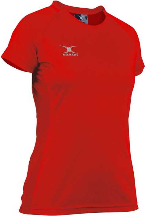 Gilbert Netball Eclipse Top W 10 Rood Bol