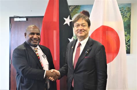 PM MARAPE MEETS JAPAN’S STATE MINISTER FOR FOREIGN AFFAIRS; REAFFIRMS ...