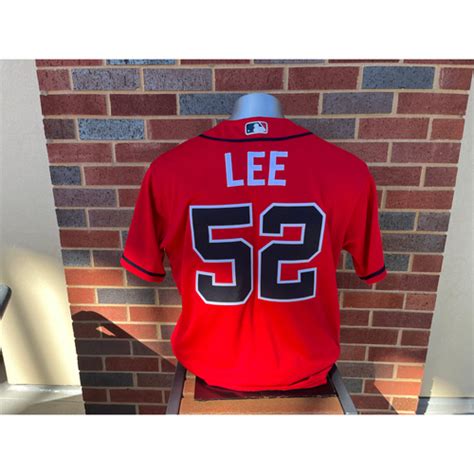 Dylan Lee MLB Authenticated And Game Used Los Bravos Jersey Atlanta