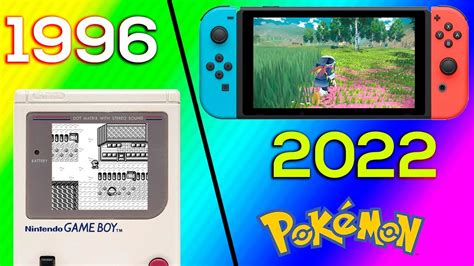 Evolution Of Pokémon Games 1996 To 2022 Youtube