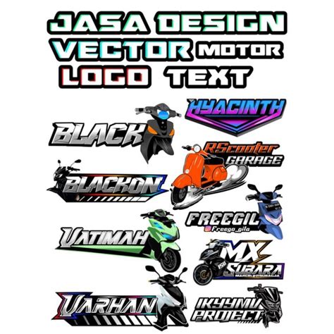 Jual Jasa Design Vector Motor Logo Shopee Indonesia