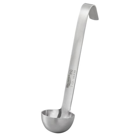 Vollrath 4970110 Jacob S Pride 1 Oz One Piece Stainless Steel Ladle