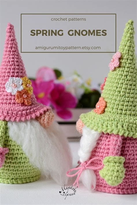 Crochet Pattern Easter Gnome Scandinavian Gnome Easter Day Gift