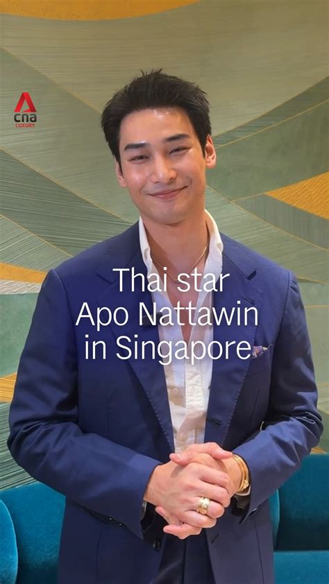 thai actor apo nattawin   singapore  dec   piagets