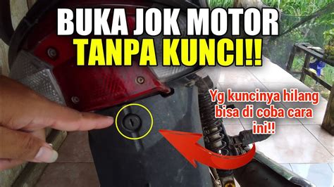 Cara Buka Jok Motor Tanpa Kunci Motor Vega Zr 2023 Rohmadso YouTube