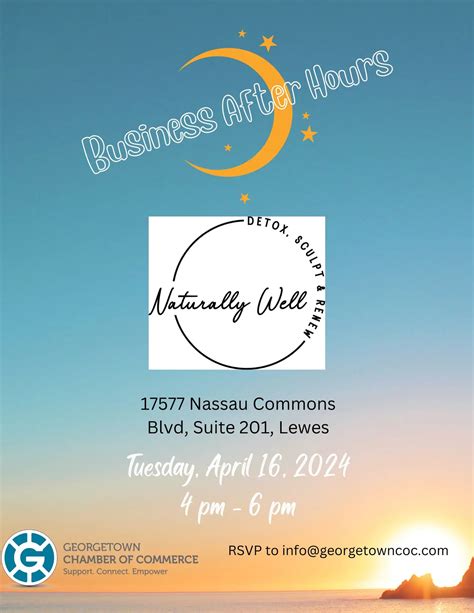 April 2024 Business After Hours - Georgetown Chamber of Commerce