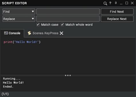 Visionary Render Programming Guide Using The Script Editor