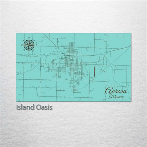 Aurora, Missouri Street Map – Fire & Pine