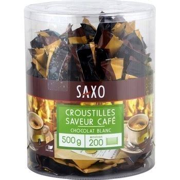 Saxo Croustilles Saveur Caf Chocolat Blanc X Dispatche