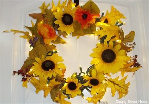 Fall Sunflower Wreath - Simply Sweet Home