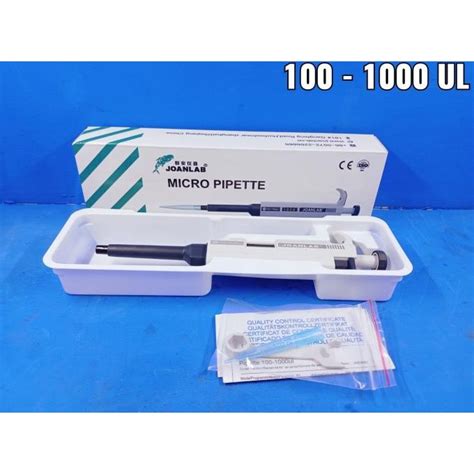 Jual Micropipette Adjustable 100 1000 Ul Mikropipet 100 1000 Ul Free