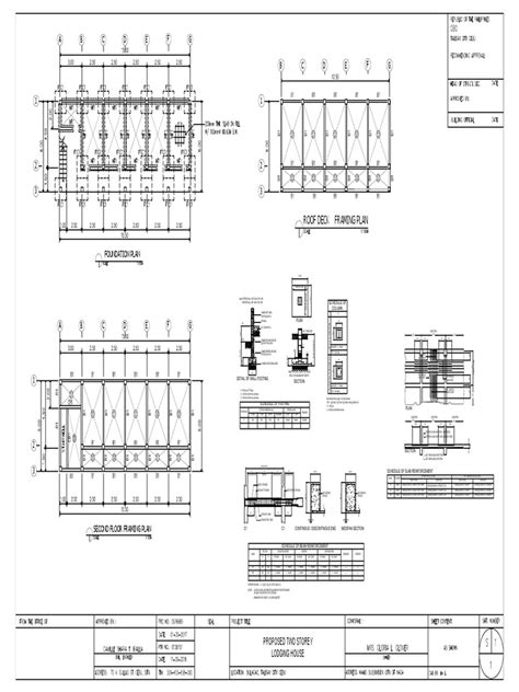 Working Drawing Reference | PDF | Building | Civil Engineering