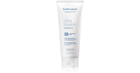 Missha Super Aqua Hyaluronic Acid Moisturising Cream Cleanser