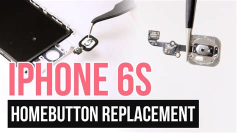 Iphone 6s Home Button Replacement Video Guide Youtube