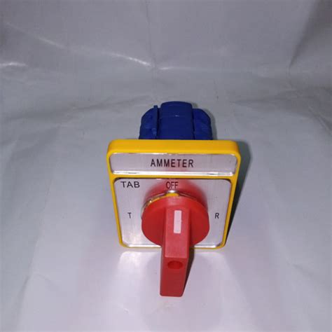 Jual Selector Switch Ampere Meter Selector 4 Posisi R S T OFF