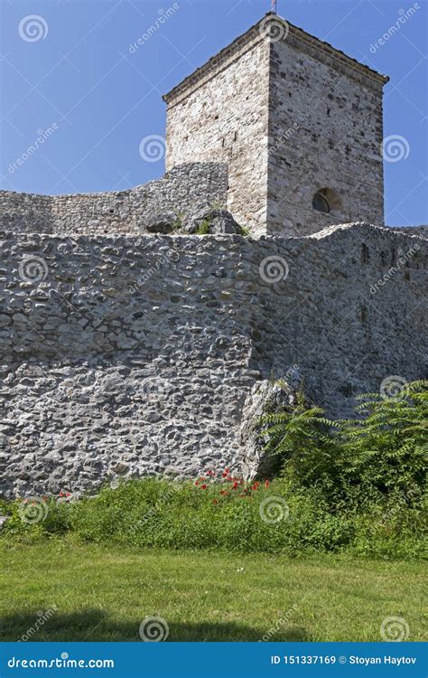 Outside View of Ruins of Historical Pirot Fortress, Serbia Stock Image ...