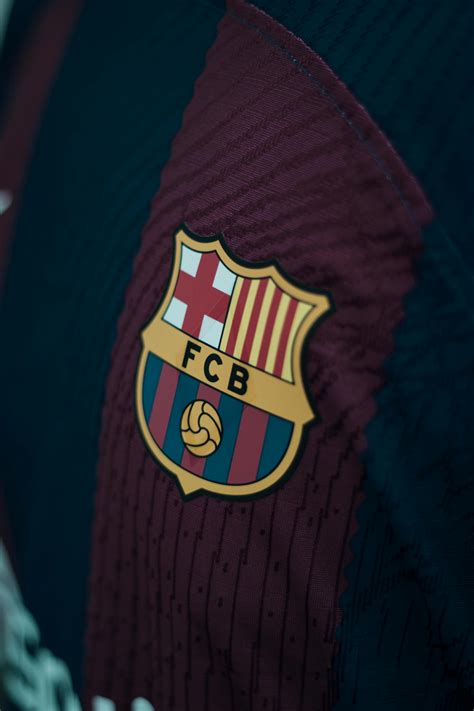 Close-up of a Logo of the FC Barcelona Football Club · Free Stock Photo