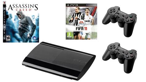 Konsola Sony Playstation 3 PS3 SuperSlim 500 GB 2 Pady Sklep Opinie