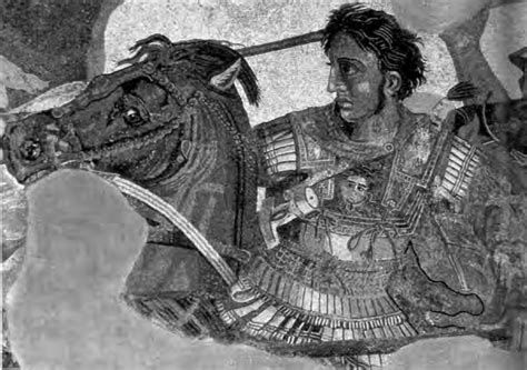 A mosaic from Pompeii depicting Alexander the Great charging on his... | Download Scientific Diagram