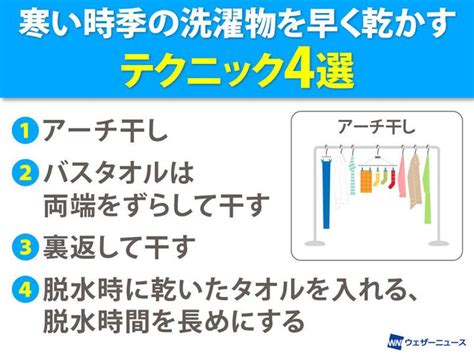 知ってる？冬の洗濯物、早く乾かす裏ワザ4選。“アレ”を使うと簡単、部屋干しする時のポイントは ハフポスト Life