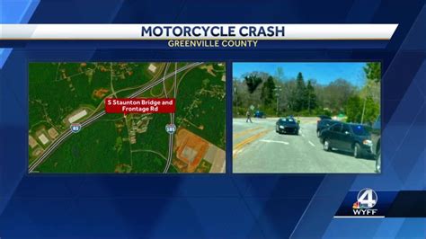 Motorcyclist Killed In Crash In Greenville County Coroner Says