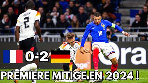 R Sum France Allemagne Premiere Mitige Pour Nos Bleus En