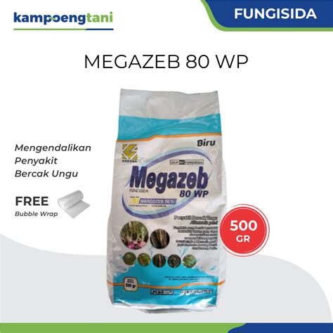 Jual Fungisida Megazeb Biru 80 WP 500 Gram Mancozeb Mankozeb Obat