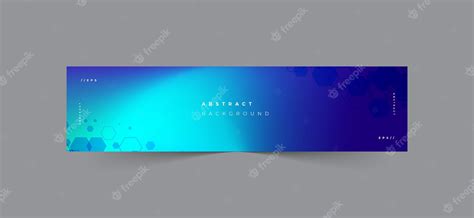 Premium Vector | Linkedin banner technology abstract background