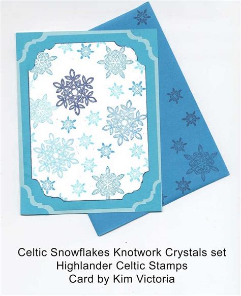 Mini Celtic Snowflakes Set Rubber Stamps 1064 Etsy