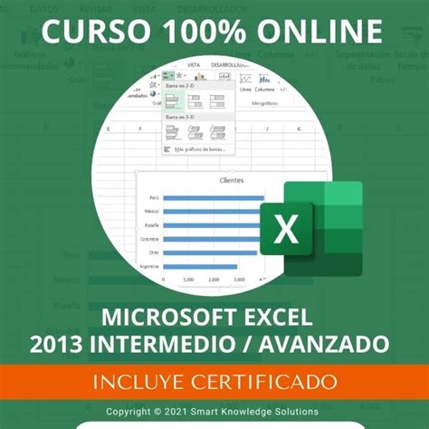 Curso Completo 100 Online De Microsoft Excel 2013 Intermedio Avanzado