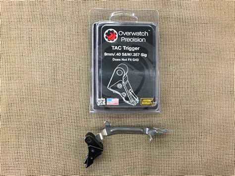 Overwatch Precision Tac Trigger For Glock 9 40 357 Sig Saddle Rock Armory