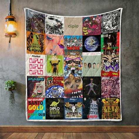 Diplo Album Covers Quilt Blanket Dreamrooma