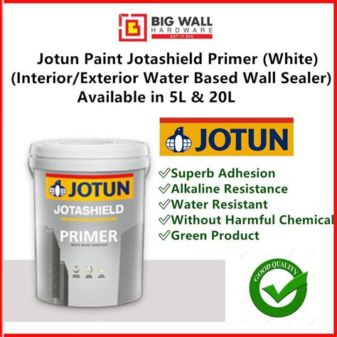 20L Jotun Paint Jotashield Primer Sealer For Interior Exterior Wall