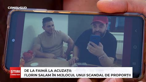 Canal Sud De La Faim La Acuza Ii Florin Salam N Mijlocul Unui