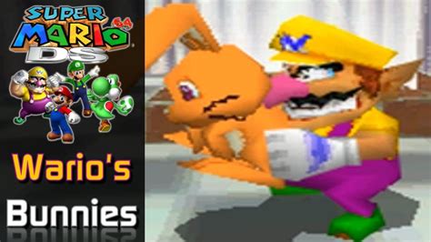 Super Mario 64 Ds Wario S Bunny Location Bonus 1 Youtube