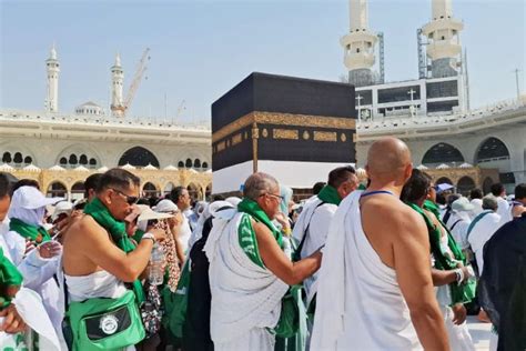 Suasana Jemaah Haji Indonesia Umrah Sunah Di Masjidilharam