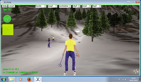 chung's blogspot: ski_chung free 3D skiing fps openGL game