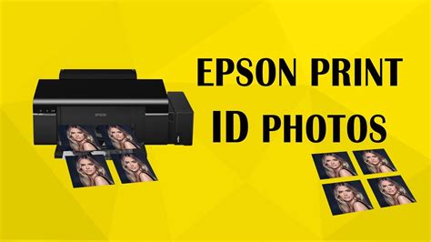 EPSON L800 805 ID PHOTO YouTube