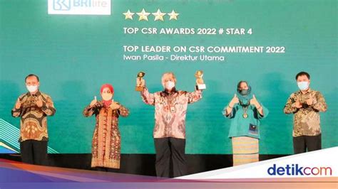 Bri Life Raih Penghargaan Top Csr Awards 2022