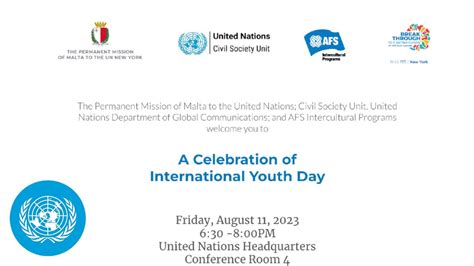 A Celebration Of International Youth Day 2023 United Nations YouTube