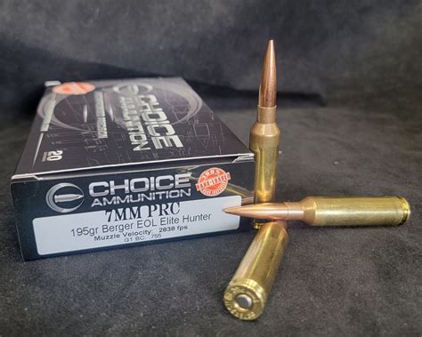 Mm Prc Grain Berger Eol Hand Loaded Choice Ammunition