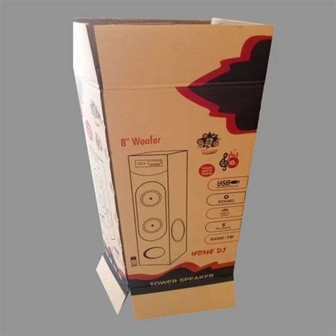 Corrugated Tower Speaker Packaging Box At Rs 100 Electronics Packing