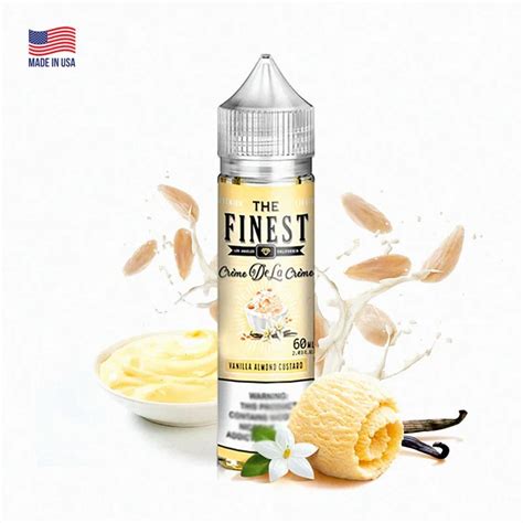 The Finest Vanilla Almond Custard 60ml Made In USA Avapore