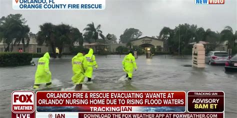 Firefighters Evacuating Orlando Nursing Home Due To Rising Flood Waters From Ian Latest