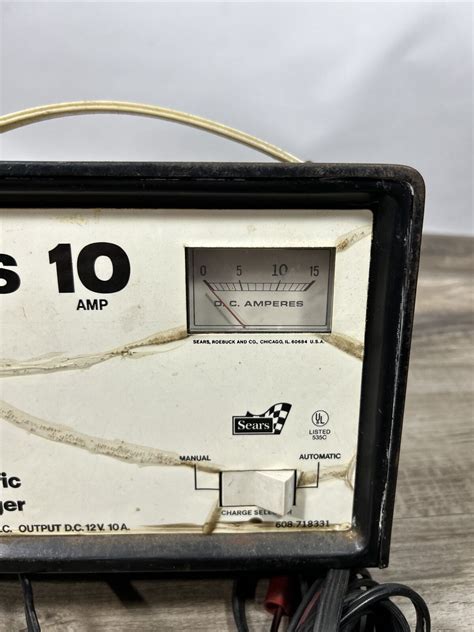 Vintage Sears Battery Charger 12v 12 Volt For Sale Online Ebay