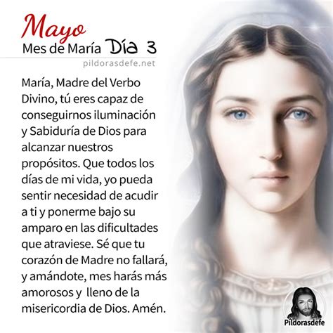 Mayo mes de María Día 3 Rezar el Rosario todos los días