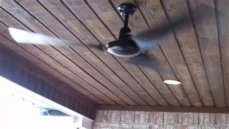 Hampton Bay 60 In Black Industrial Ceiling Fan Youtube