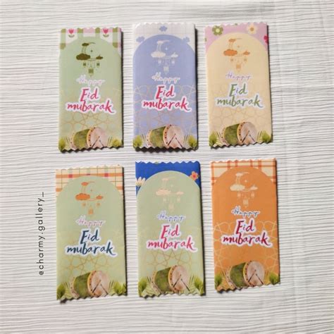 Jual Amplop Lebaran Aesthetic Charmy Gallery 1 Pack Isi 6 Pcs Mix