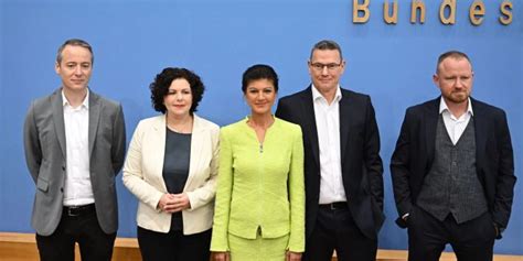 Bündnis Sahra Wagenknecht Gründet Sich In Berlin Als Partei Nau Ch